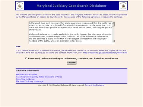 public maryland judiciary case search